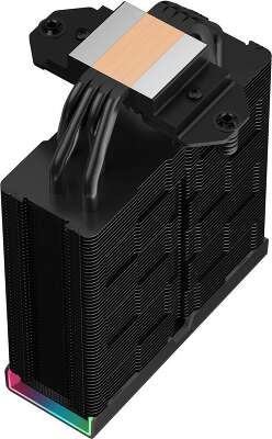 Кулер для процессора DEEPCOOL AK400 G2 DIGITAL NYX LGA1851/1700/1200/115X/AM5/AM4 (12шт/кор, TDP 220W, PWM, Fan 120mm, 4 тепл. трубки, черный) RET (R-AK400G2-BKNNMN-GJD-1)
