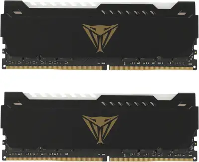 Память DDR4 2x16GB 3600MHz Patriot PVSR432G360C0K Viper Steel RGB RTL Gaming PC4-28800 CL20 DIMM 288-pin 1.35В dual rank с радиатором Ret