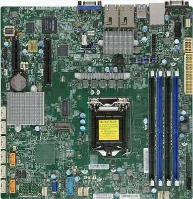 Материнская плата mATX 1xLGA1151 Supermicro X11SSH-TF