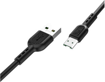 Кабель USB 2.0 hoco X33, AM/MicroBm, черный, 1м, 4А