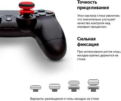 Накладки для кнопок контроллера Rainbo Футбол Buka мультиколор для: PlayStation 4/5