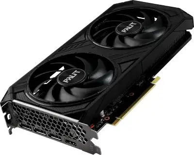 Видеокарта Palit PCI-E 4.0 PA-RTX4060TI DUAL NVIDIA GeForce RTX 4060TI 8Gb 128bit GDDR6 2310/18000 HDMIx1 DPx3 HDCP Ret