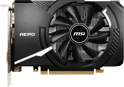 Видеокарта MSI nVidia GeForce GTX1650 Aero ITX OCV1 4Gb GDDR6 PCI-E DVI, HDMI, DP