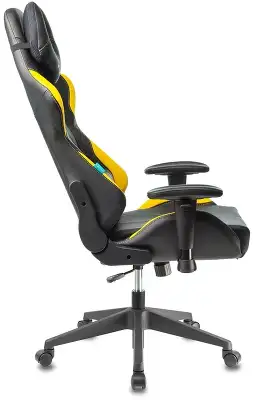 Кресло игровое Zombie VIKING 5 AERO черный/желтый эко.кожа с подголов. крестов. пластик