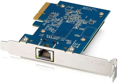 Сетевая карта ZYXEL XGN100C, 1xRJ-45, 10 Гбит/с, PCI-E, Retail