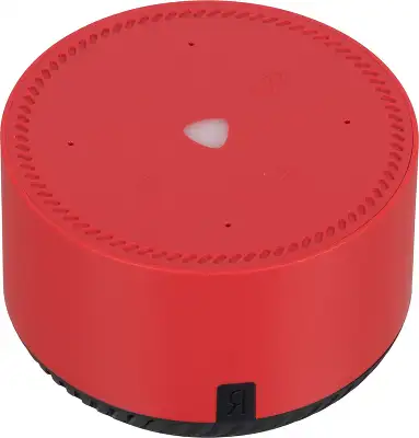 Умная колонка Yandex Станция Лайт Алиса красный 5W 1.0 BT 10м (YNDX-00025R)