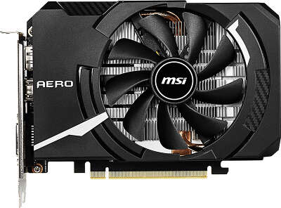 Видеокарта MSI nVidia GeForce GTX1660 Aero ITX 6G OC 6Gb DDR5 PCI-E DVI, HDMI, DP