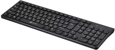 Клавиатура Oklick 880S, черный USB беспроводная slim Multimedia