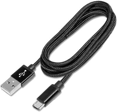 Кабель USB 2.0 соединительный (microUSB) AM,microBM 5 pin (1 м), нейлоновая оплетка, алюминиевые разъемы