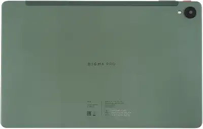 Планшет Digma Pro Pulse T616 (2.0) 8C RAM8Gb ROM256Gb 10.4" In-Cell 2000x1200 4G 2Sim Android 14 темно-зеленый 13Mpix 5Mpix BT WiFi microSD 128Gb 7000mAh 500hrs