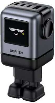 Зарядное устройство UGREEN X688 (45515B) UNO 100W 4-Port GaN USB-A+3*USB-C Fast Charger EU. Цвет:серый