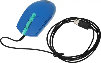 Мышь Logitech G102 LightSync синий оптическая 8000dpi USB 6but (910-005810)