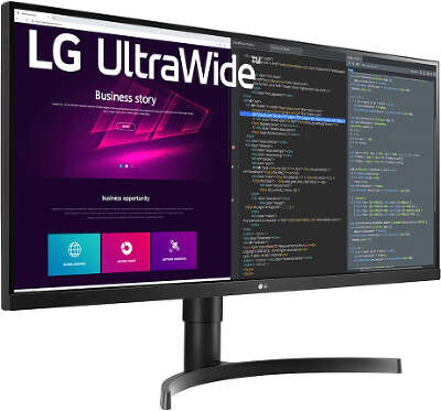 Монитор 34" LG 34WN750-B IPS 3440x1440 HDMI, DP, USB-Hub