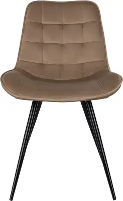 Стул для дома Бюрократ CH-K2_2 комплект 2шт св.коричневый Holland 65 металл черный на ножках (CH-K2_1/HL65_2)