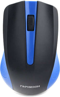 Мышь беспроводная Гарнизон GMW-430B, чип X, синий, 1200 DPI, 2 кн.+ колесо-кнопка, блистер
