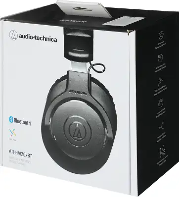 Наушники мониторные Audio-Technica ATH-M20XBT черный беспроводные bluetooth оголовье (80002893)
