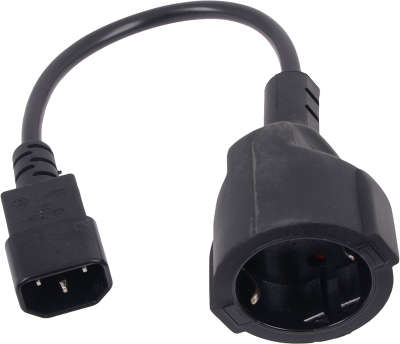 Кабель-переходник UPS->розетка VCOM (IE-320 C14 to Socket Type-F) 3Gx0,75mm VDE <CE002>
