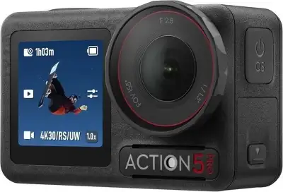 Экшн-камера Dji Osmo Action 5 Pro Adventure Combo 1xCMOS 12Mpix черный/черный