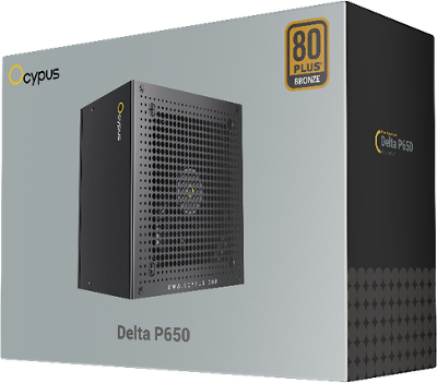блок питания Ocypus Delta P650, 650W, APFC, 80+ Bronze, ATX 3.1, 120mm Fan (P650-BF)