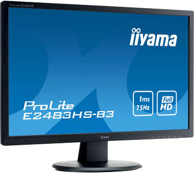 Монитор Iiyama 24" ProLite E2483HS-B3 черный TN