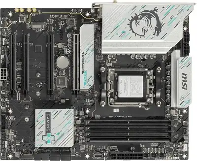 Материнская плата MSI B850 GAMING PLUS WIFI  Socket AM5 AMD B850 4xDDR5 ATX AC`97 8ch(7.1) 5Gigabit RAID+DP