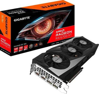 Видеокарта GIGABYTE AMD Radeon RX 6700XT Gaming OC 12Gb DDR6 PCI-E