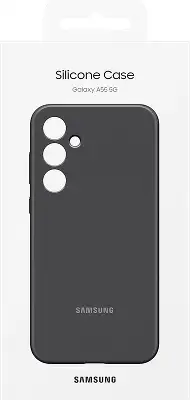Чехол (клип-кейс) Samsung для Samsung Galaxy A55 Silicone Case A55 черный (EF-PA556TBEGRU)