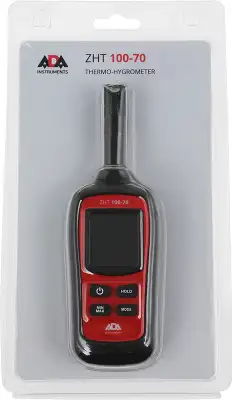 Термогигрометр Ada ZHT 100-70 портативный красный/черный (А00516)