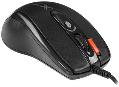 A-4Tech Мышь X(7)-710BK (черный) USB, 2000dpi, встр. память 16Кб, 1000ГЦ, 7 кнопок. [94397]