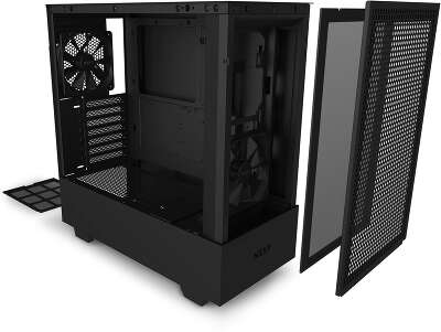 Корпус NZXT H510 Flow, черный, ATX, Без БП (CA-H52FB-01)
