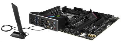 Материнская плата ASUS ROG STRIX B650E-F GAMING WIFI, AM5, B650, 4*DDR5, 4*SATA, 3*M.2, 6*USB 3.2, 4*USB 2.0, Type-C, 2*PCIx16, 2*PCIx1, DP+HDMI, ATX; 90MB1BQ0-M0EAY0