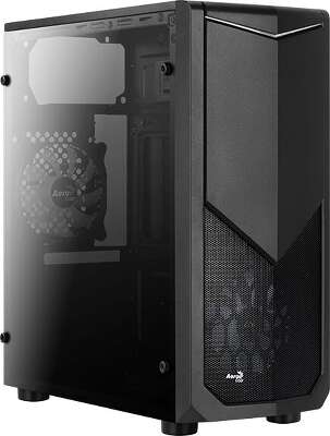 Корпус AeroCool Tomahawk-A 600W, черный, ATX, 600W (4718009158221)