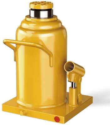 Грузоподъёмное оборудование Deli Домкрат бутылочный гидравлический Deli DQ71020 макс.грузоподъемность 20 т, высота подхвата 240мм, высота подъема 460мм, рабочий ход 160мм, ход выдвижного винта 60мм