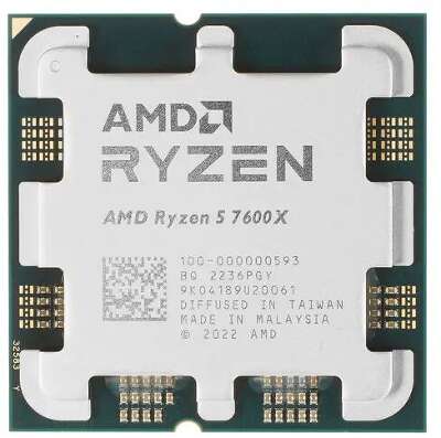 Процессор AMD Ryzen 5-7600X Raphael (4.7GHz) SocketAM5 OEM