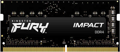 Модуль памяти DDR4 SODIMM 16Gb DDR2666 Kingston FURY Impact (KF426S16IB/16)