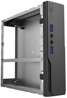 Корпус Foxline FL-104, черный, mini-ITX, 65W (FL-104-AD065-U32-SCR)