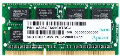 Модуль памяти SODIMM DDR3-1600 4GB DS.04G2K.KAM APACER
