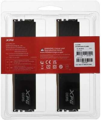 Набор памяти DDR5 DIMM 2*8192Mb DDR5600 ADATA XPG LANCER BLADE (AX5U5600C468G-DTLABBK)