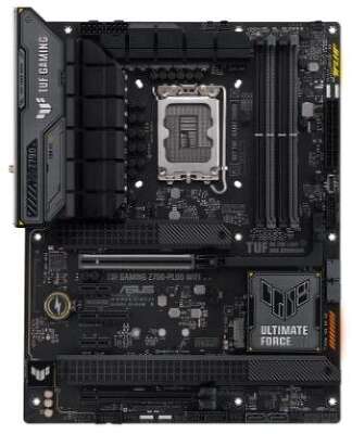 ASUS TUF GAMING Z790-PLUS WIFI (Socket 1700, ATX, 4xDDR5(192GB), DP/HDMI, 1xPCIe 5.0x16/1xPCIe 4.0x16/1xPCIe 4.0x4, 2xPCIe 3.0, 1xLAN (2.5GbE), Wi-Fi 6E, BT, 4xSATA 6Gb/s, 4xM.2, 2xType-C, 6xUSB 3.2)