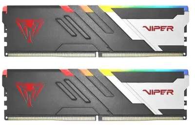Patriot DDR5 UDIMM 32GB Viper VENOM RGB Kit 2x16Gb 6400MHz CL32 PVVR532G640C32K 
