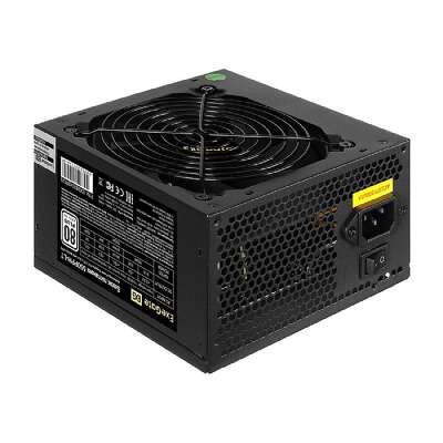 Exegate EX282042RUS Блок питания 550W Exegate 550PPH-LT, RTL, 80+, ATX, black, APFC, 12cm, 24p, (4+4)p, 5*SATA, 3*IDE