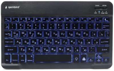 Клавиатура беспроводная Gembird KBW-4N {78 кл., ножничный механизм, бесшумная}		