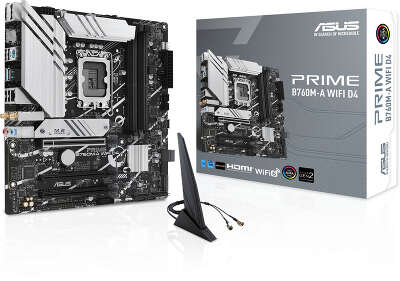 Материнская плата mATX LGA1700 ASUS PRIME B760M-A WIFI D4