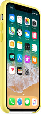 Силиконовый чехол для iPhone X Apple Silicone Case, Lemonade [MRG32ZM/A]
