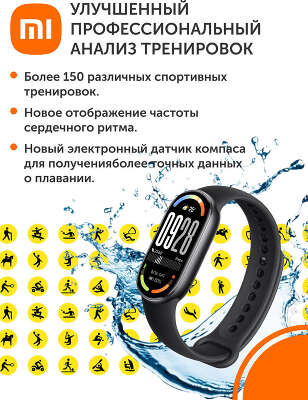 Фитнес-браслет Xiaomi Smart Band 10 Midnight Black [BHR07PYGL]