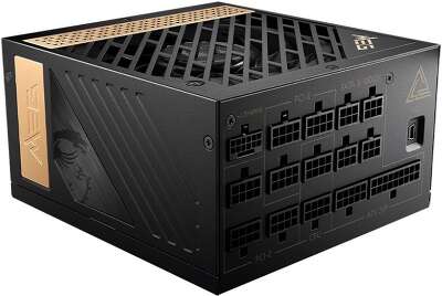Блок питания 1.3 кВт ATX MSI MEG Ai1300P PCIE5, 120 мм, 80 Plus Platinum