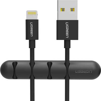 Органайзер для кабелей UGREEN LP114 (50320) Cable Organizer 7 слотов. Цвет: черный