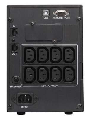 PowerCom Smart King Pro+ SPT-1000-II LCD ИБП {Line-Interactive, 1000 ВА / 800 Вт, Tower, 8xC13 с резервным питанием, USB, SNMPslot} (1152559)