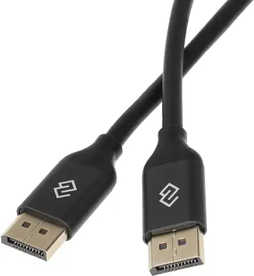 Кабель аудио-видео Digma V1.4 DisplayPort (m)/DisplayPort (m) 2м. черный (D-DP-V1.4-2M)
