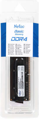 Память DDR4 4Gb 2666MHz Netac NTBSD4N26SP-04 Basic RTL PC4-21300 CL19 SO-DIMM 260-pin 1.2В single rank Ret